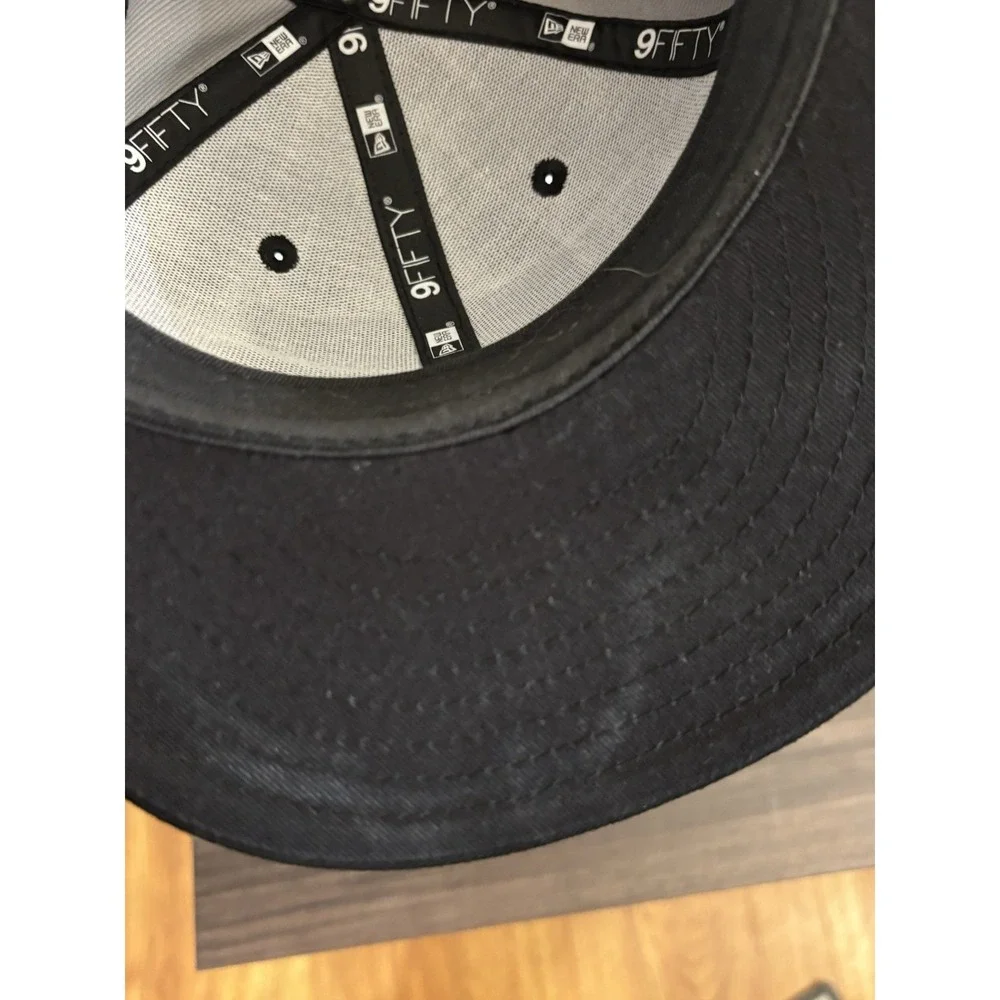 Men's Black New England Patriots Ink Dye 2022 Sideline SnapBack Hat Used